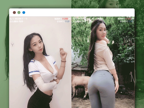 PHP小姐姐视频播放器 移动端竖屏自适应全屏播放网站源码