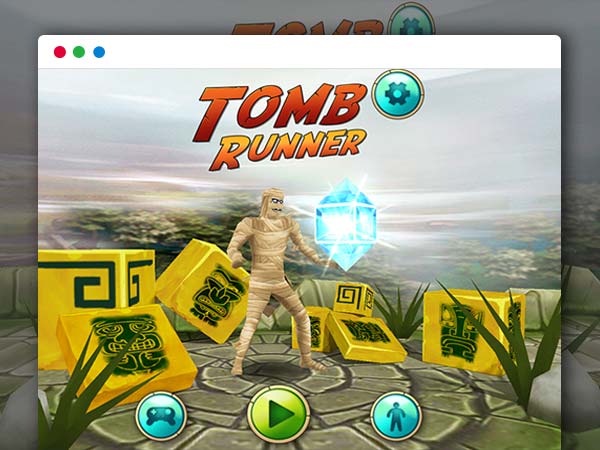 HTML5网页版神庙逃亡源码